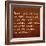 Inspirational Quote By Siddhartha Gautama (The Buddha) On Earthy Background-nagib-Framed Art Print