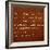 Inspirational Quote By Siddhartha Gautama (The Buddha) On Earthy Background-nagib-Framed Art Print