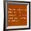 Inspirational Quote By Siddhartha Gautama (The Buddha) On Earthy Background-nagib-Framed Art Print