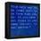 Inspirational Quote By Steve Jobs On Earthy Blue Background-nagib-Framed Stretched Canvas