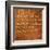 Inspirational Quote By Winston Churchill On Earthy Brown Background-nagib-Framed Art Print