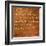 Inspirational Quote By Winston Churchill On Earthy Brown Background-nagib-Framed Art Print