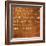 Inspirational Quote By Winston Churchill On Earthy Brown Background-nagib-Framed Art Print