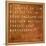 Inspirational Quote By Winston Churchill On Earthy Brown Background-nagib-Framed Stretched Canvas