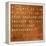 Inspirational Quote By Winston Churchill On Earthy Brown Background-nagib-Framed Stretched Canvas