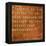 Inspirational Quote By Winston Churchill On Earthy Brown Background-nagib-Framed Stretched Canvas