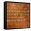 Inspirational Quote By Winston Churchill On Earthy Brown Background-nagib-Framed Stretched Canvas