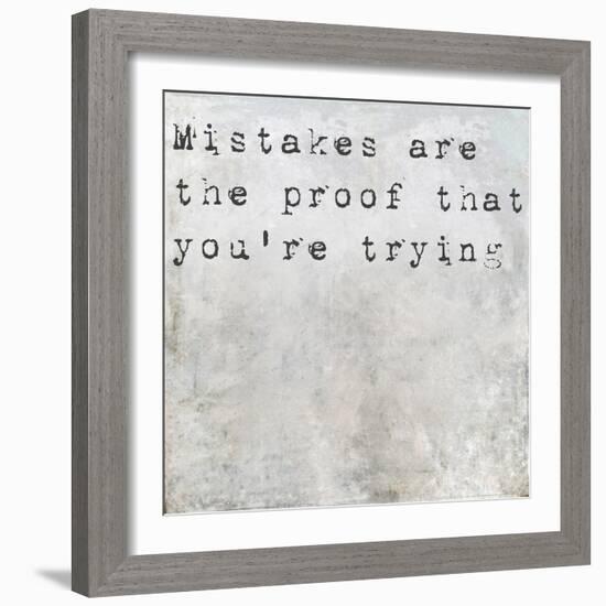 Inspirational Saying On Earthy Background-nagib-Framed Art Print