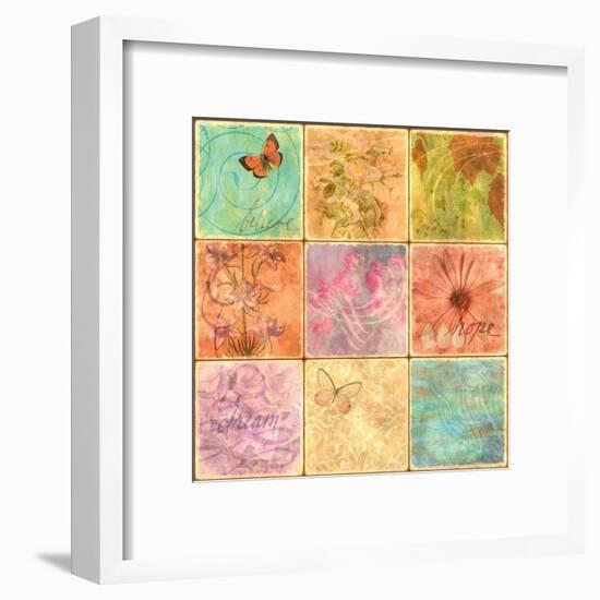 Inspirational Squares II-null-Framed Art Print