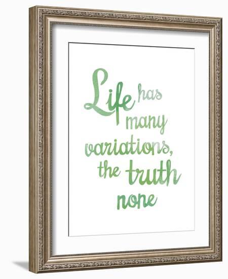 Inspire - Life-Sasha Blake-Framed Art Print