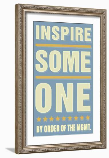 Inspire Someone-John Golden-Framed Art Print