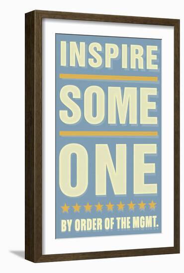 Inspire Someone-John Golden-Framed Art Print