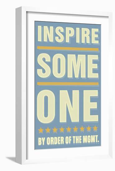 Inspire Someone-John Golden-Framed Art Print