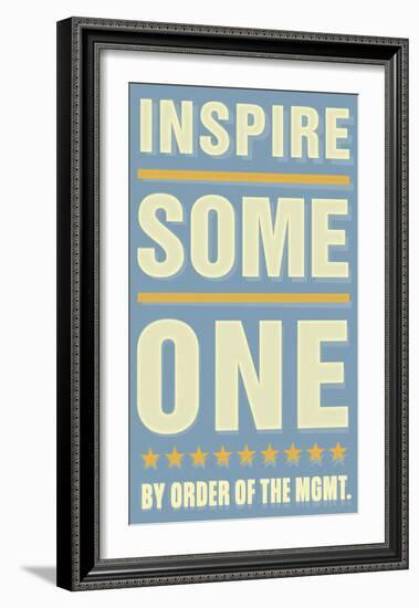 Inspire Someone-John Golden-Framed Art Print