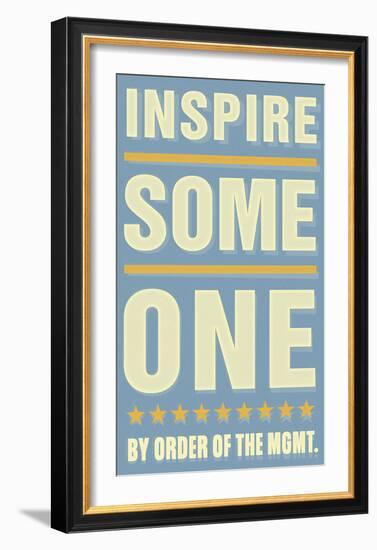 Inspire Someone-John Golden-Framed Art Print