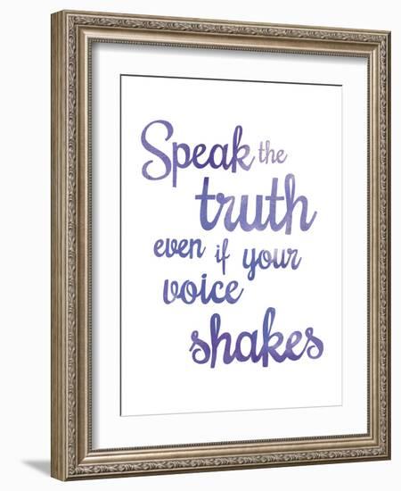 Inspire - Truth-Sasha Blake-Framed Art Print