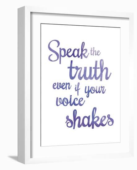 Inspire - Truth-Sasha Blake-Framed Art Print