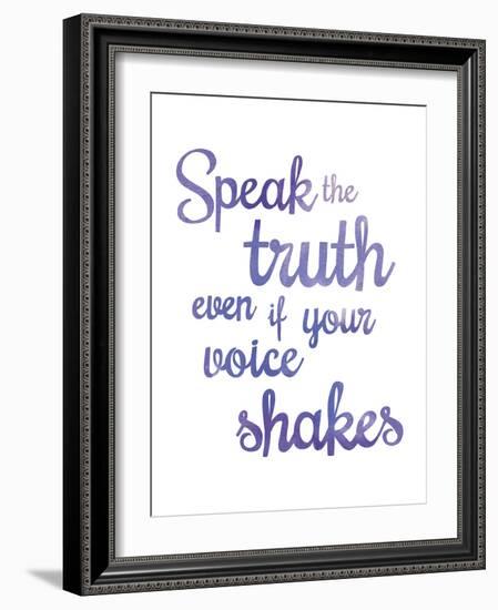 Inspire - Truth-Sasha Blake-Framed Art Print