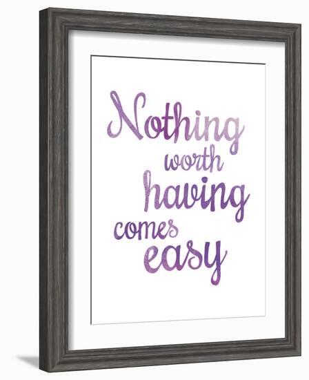 Inspire - Worth-Sasha Blake-Framed Art Print