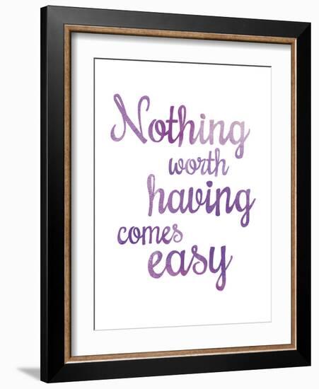 Inspire - Worth-Sasha Blake-Framed Art Print