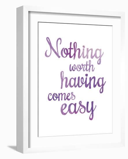 Inspire - Worth-Sasha Blake-Framed Art Print