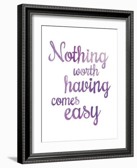 Inspire - Worth-Sasha Blake-Framed Art Print