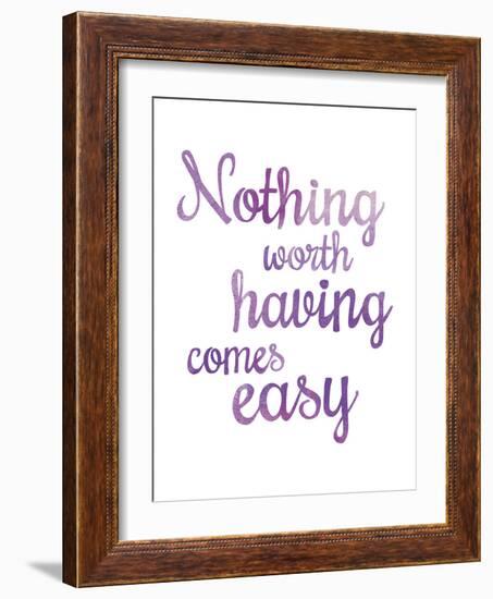 Inspire - Worth-null-Framed Giclee Print