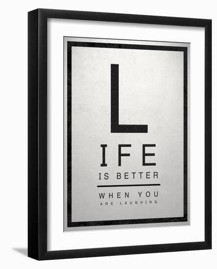 Inspirfagtional Eye Chart II-Sd Graphics Studio-Framed Art Print