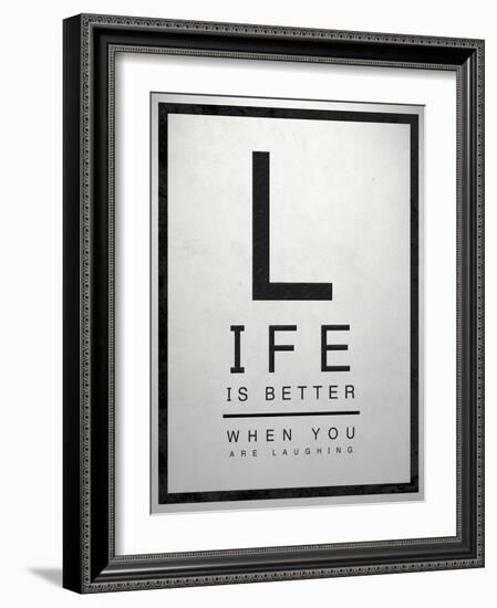 Inspirfagtional Eye Chart II-Sd Graphics Studio-Framed Art Print