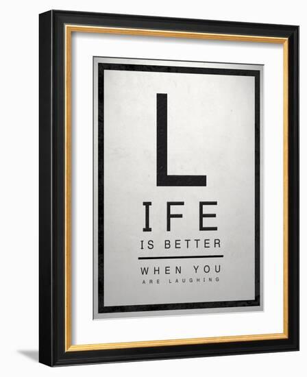 Inspirfagtional Eye Chart II-Sd Graphics Studio-Framed Art Print