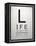 Inspirfagtional Eye Chart II-Sd Graphics Studio-Framed Stretched Canvas