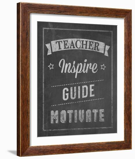 Inspiring Teacher I-Tom Frazier-Framed Giclee Print