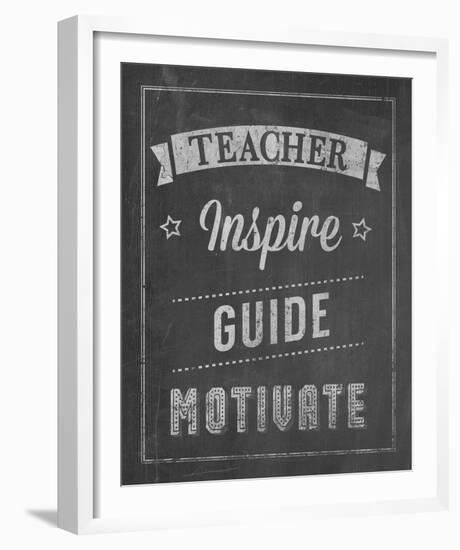 Inspiring Teacher I-Tom Frazier-Framed Giclee Print