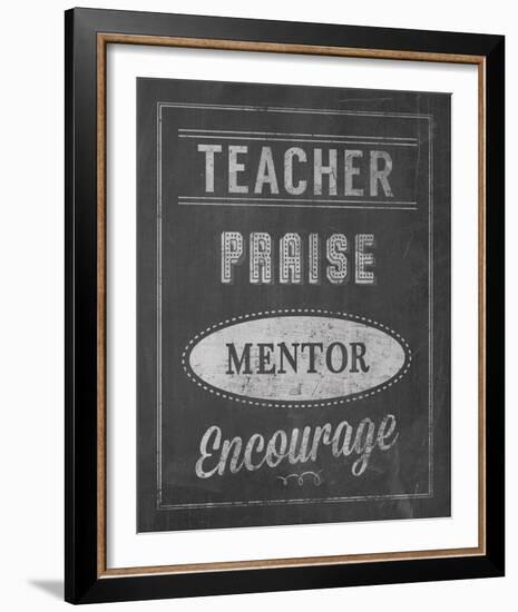 Inspiring Teacher II-Tom Frazier-Framed Giclee Print