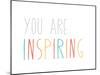 Inspiring-Lila Fe-Mounted Art Print