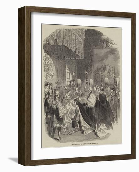 Installation of a Knight of the Bath-null-Framed Giclee Print