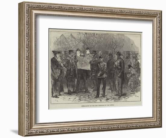 Installation of the New Constable of the Tower-Charles Robinson-Framed Giclee Print