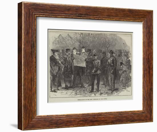 Installation of the New Constable of the Tower-Charles Robinson-Framed Giclee Print
