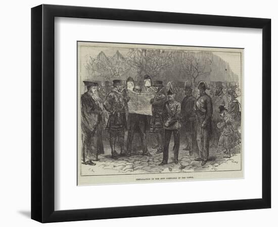 Installation of the New Constable of the Tower-Charles Robinson-Framed Giclee Print