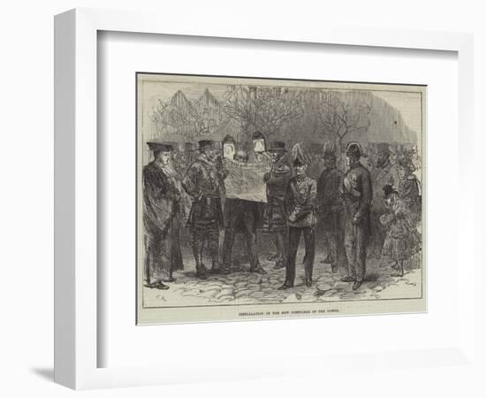 Installation of the New Constable of the Tower-Charles Robinson-Framed Giclee Print