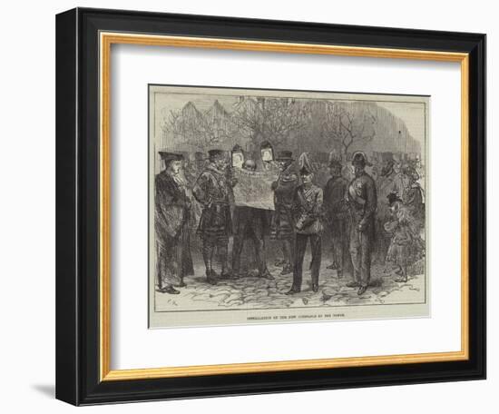 Installation of the New Constable of the Tower-Charles Robinson-Framed Giclee Print