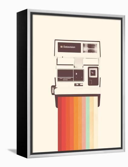 Instant Camera Rainbow-Florent Bodart-Framed Premier Image Canvas