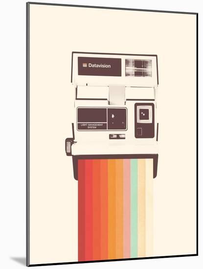 Instant Camera Rainbow-Florent Bodart-Mounted Giclee Print