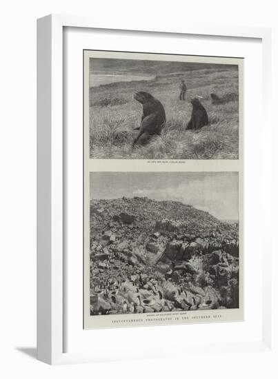 Instantaneous Photography in the Southern Seas-null-Framed Giclee Print