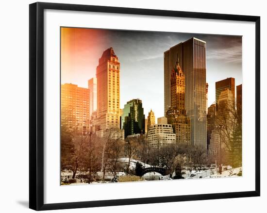 Instants of NY Series - NYC Architecture and Buildings-Philippe Hugonnard-Framed Photographic Print