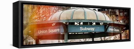 Instants of NY Series - Panoramic View-Philippe Hugonnard-Framed Premier Image Canvas