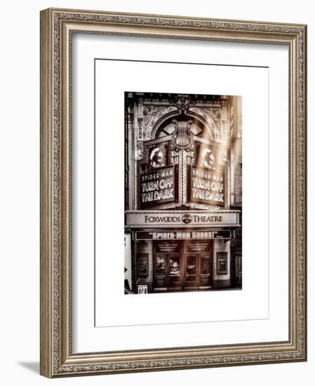 Instants of NY Series - Spider-Man the Musical at Foxwoods Theatre - Broadway Theatre-Philippe Hugonnard-Framed Art Print