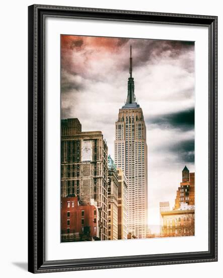 Instants of NY Series - the Empire State Building-Philippe Hugonnard-Framed Photographic Print