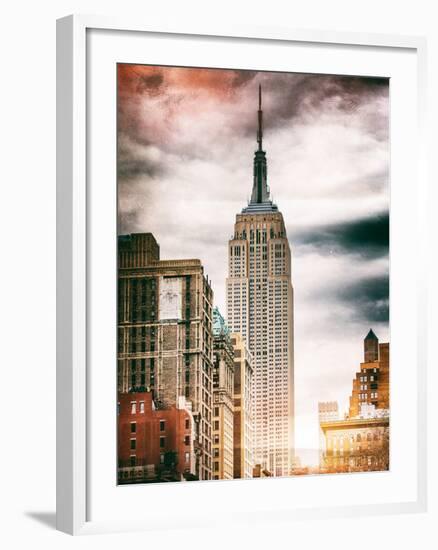 Instants of NY Series - the Empire State Building-Philippe Hugonnard-Framed Photographic Print