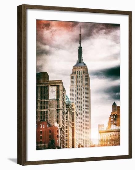 Instants of NY Series - the Empire State Building-Philippe Hugonnard-Framed Photographic Print